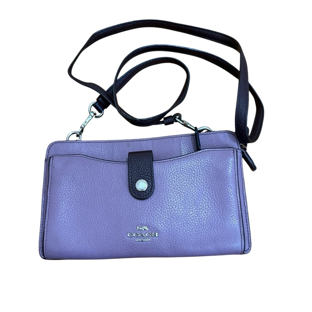 Coach Lilac and Burgundy Crossbody Bag